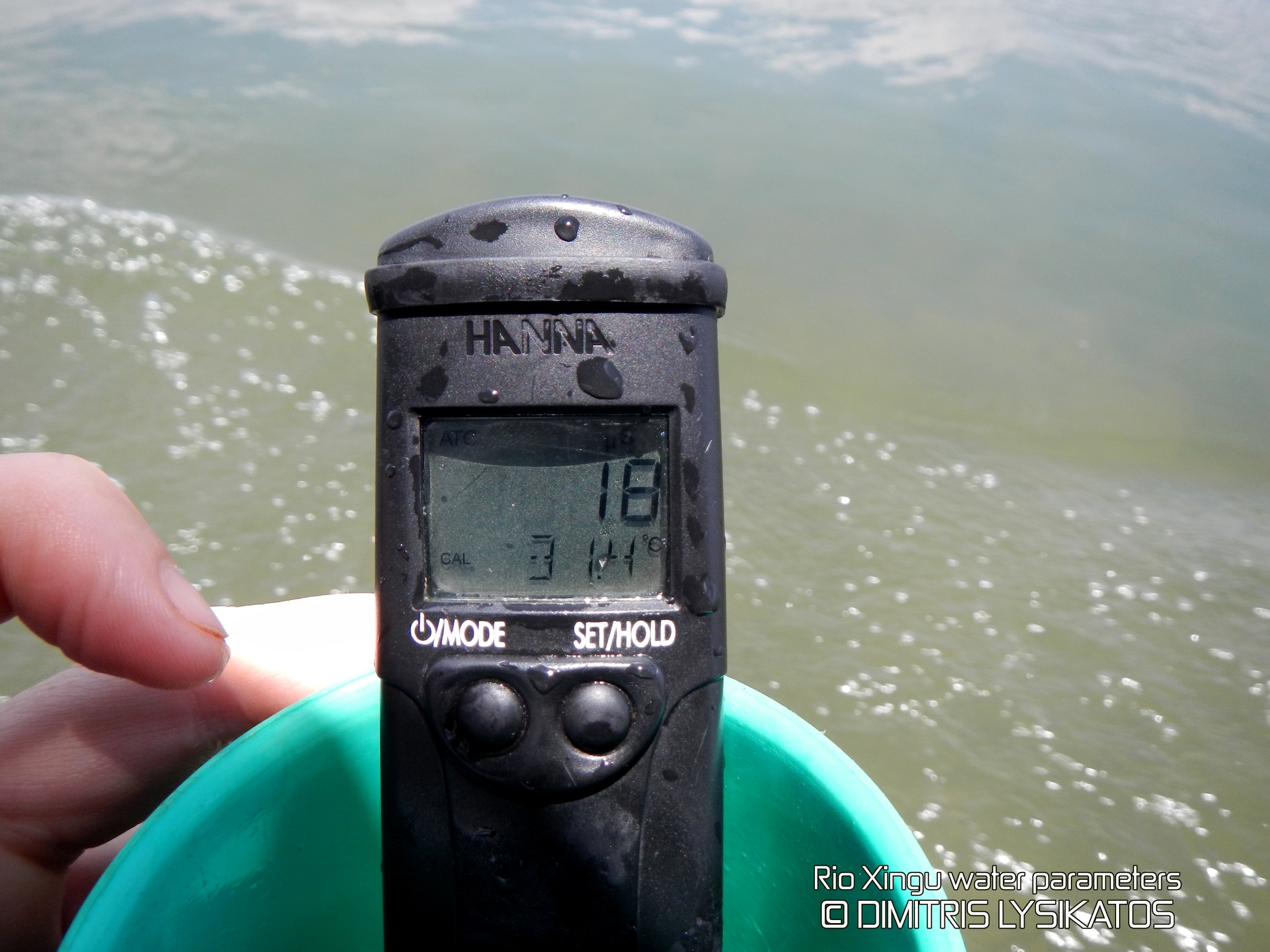Water Parameters of Rio Xingu upstream of Altamira
